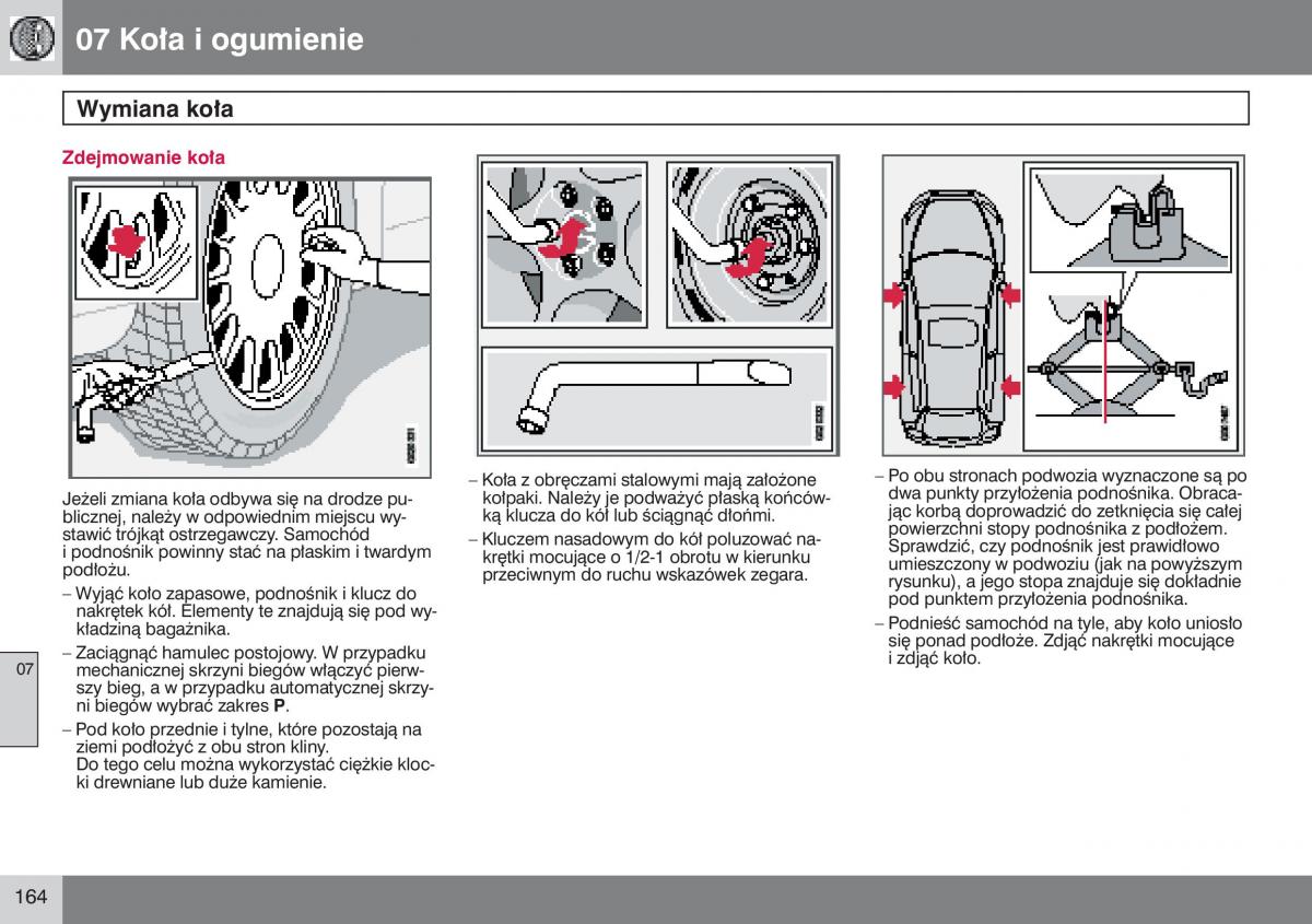 manual  Volvo S40 II instrukcja / page 165