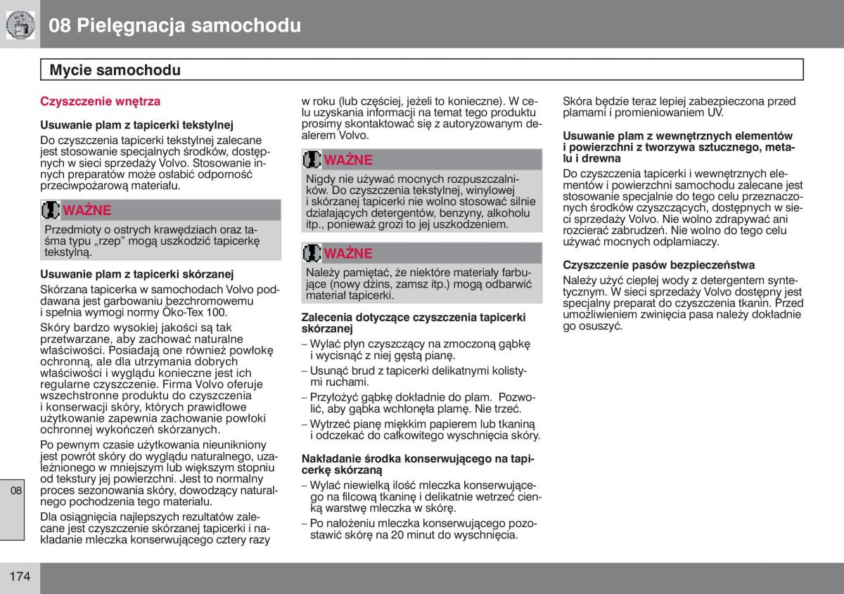 Volvo S40 II instrukcja obslugi / page 175