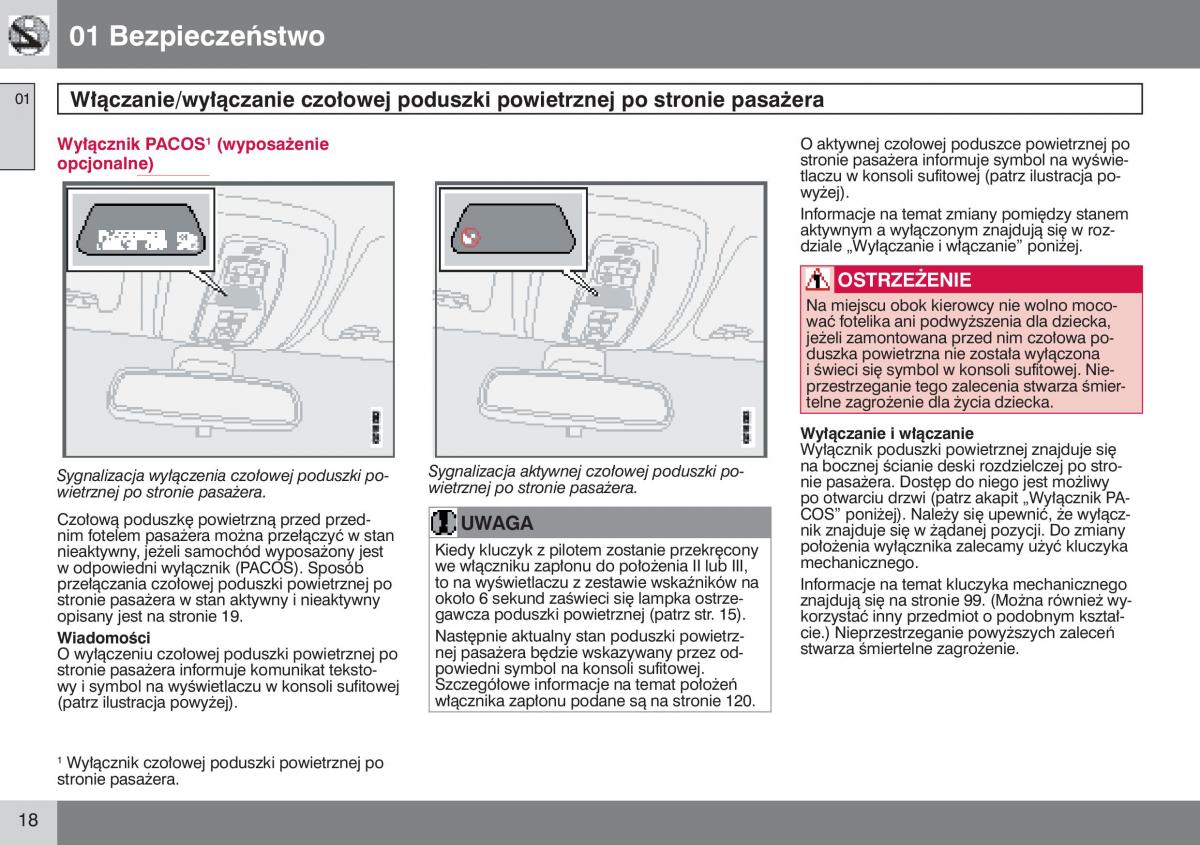 manual  Volvo S40 II instrukcja / page 19