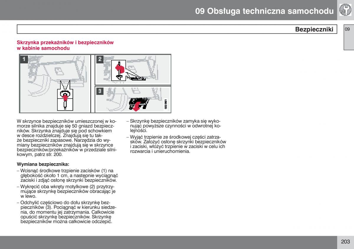 manual  Volvo S40 II instrukcja / page 204