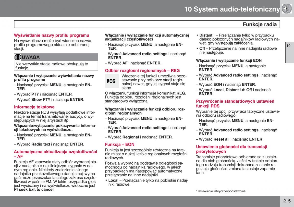 manual  Volvo S40 II instrukcja / page 216