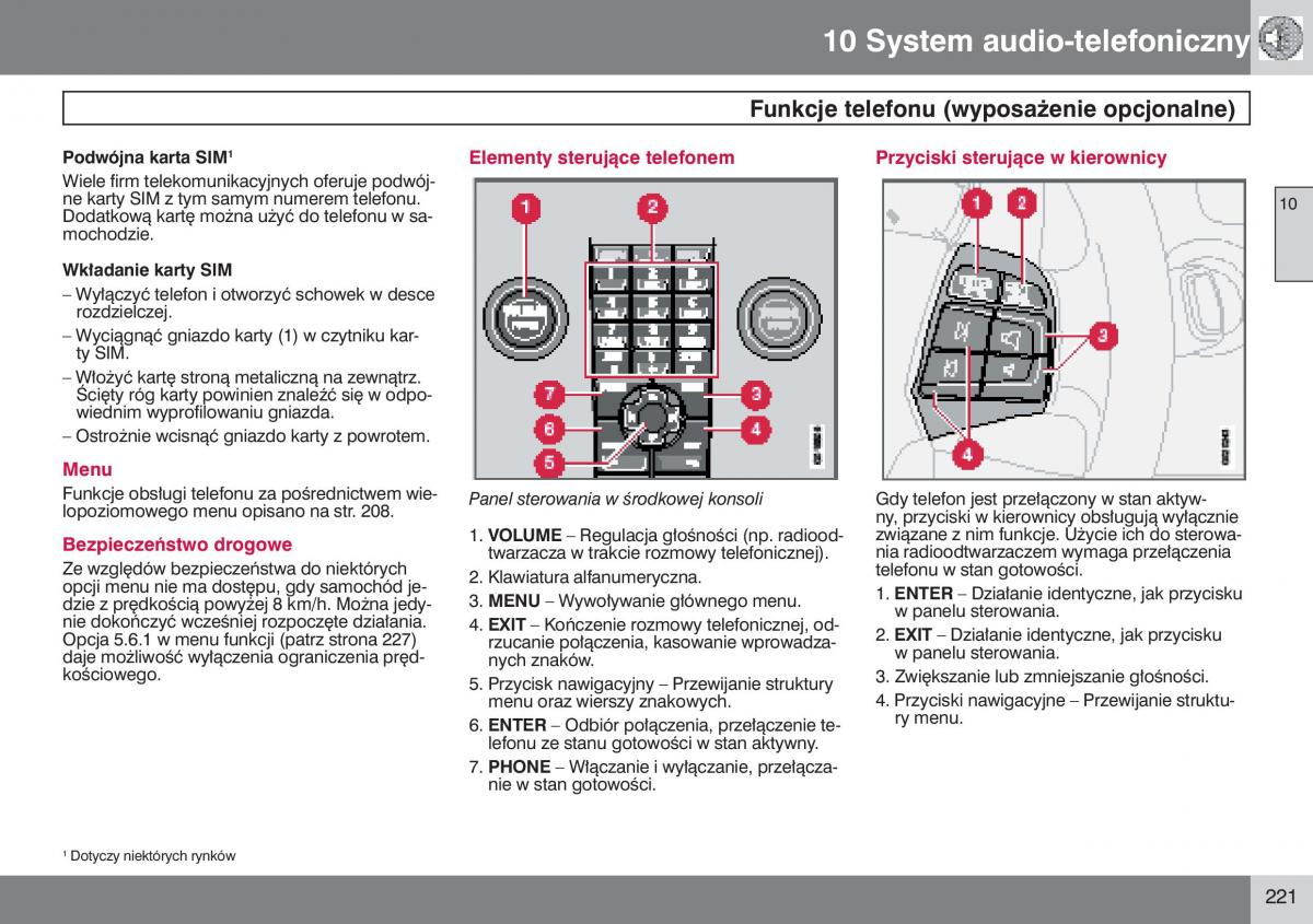 manual  Volvo S40 II instrukcja / page 222