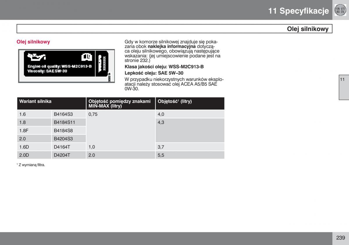 manual  Volvo S40 II instrukcja / page 240