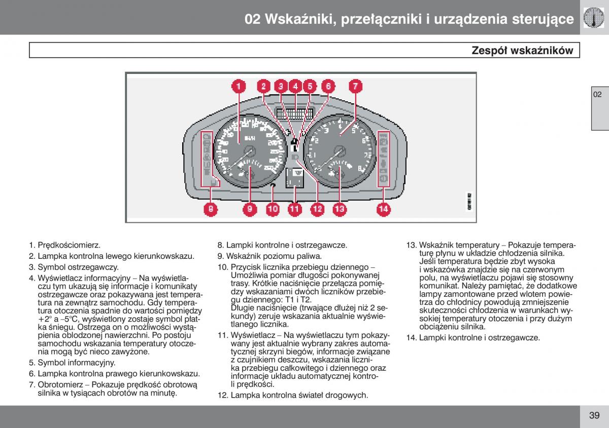 manual  Volvo S40 II instrukcja / page 40