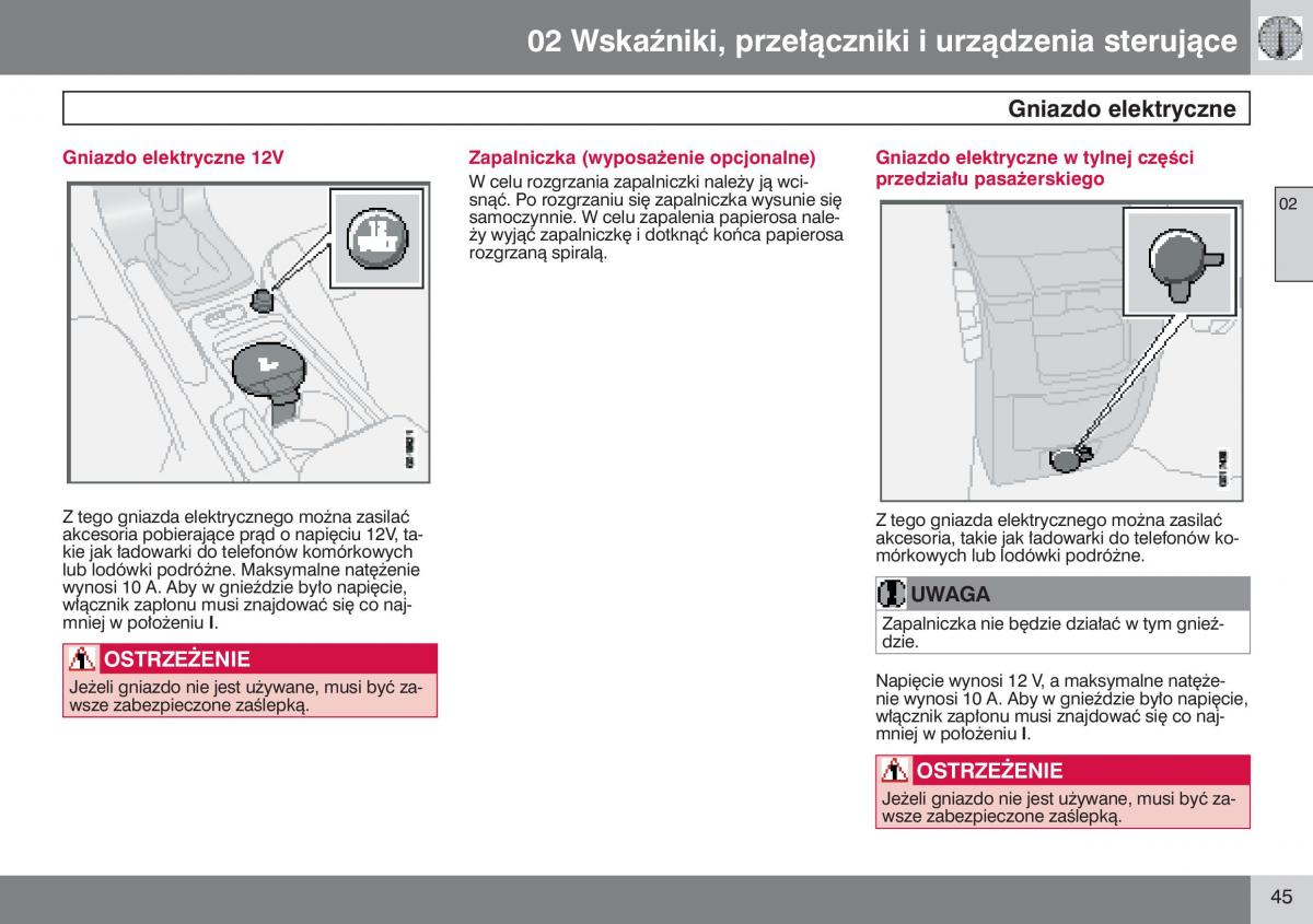 manual  Volvo S40 II instrukcja / page 46