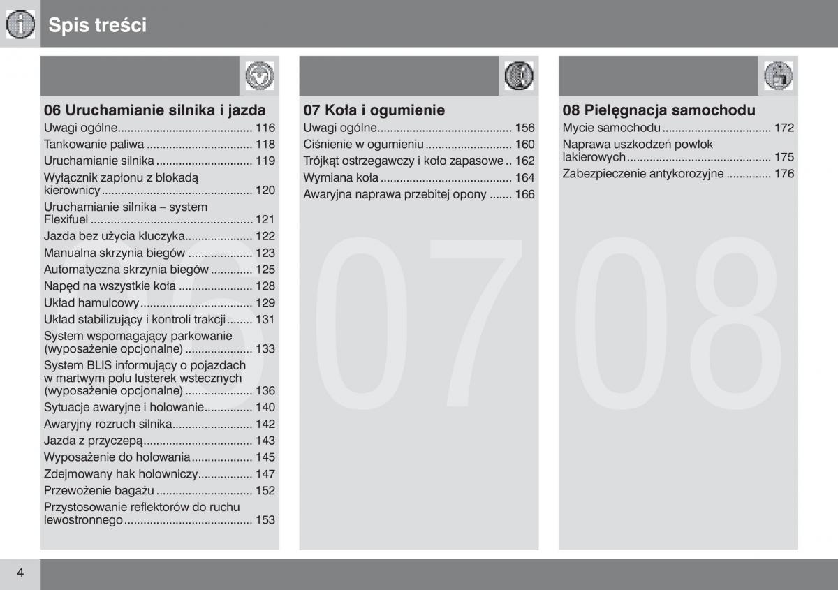 Volvo S40 II instrukcja obslugi / page 5