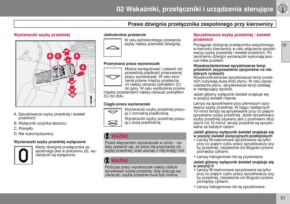 manual  Volvo S40 II instrukcja / page 52