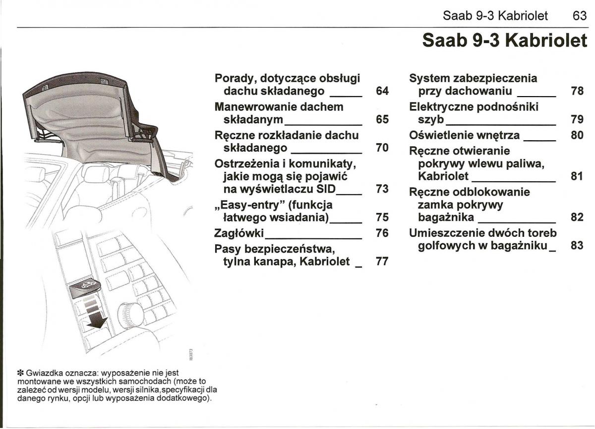 Saab 9 3 II 2 YS3F instrukcja obslugi / page 65