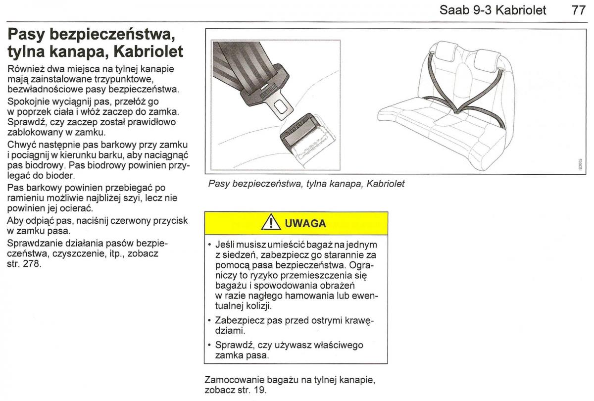 Saab 9 3 II 2 YS3F instrukcja obslugi / page 79