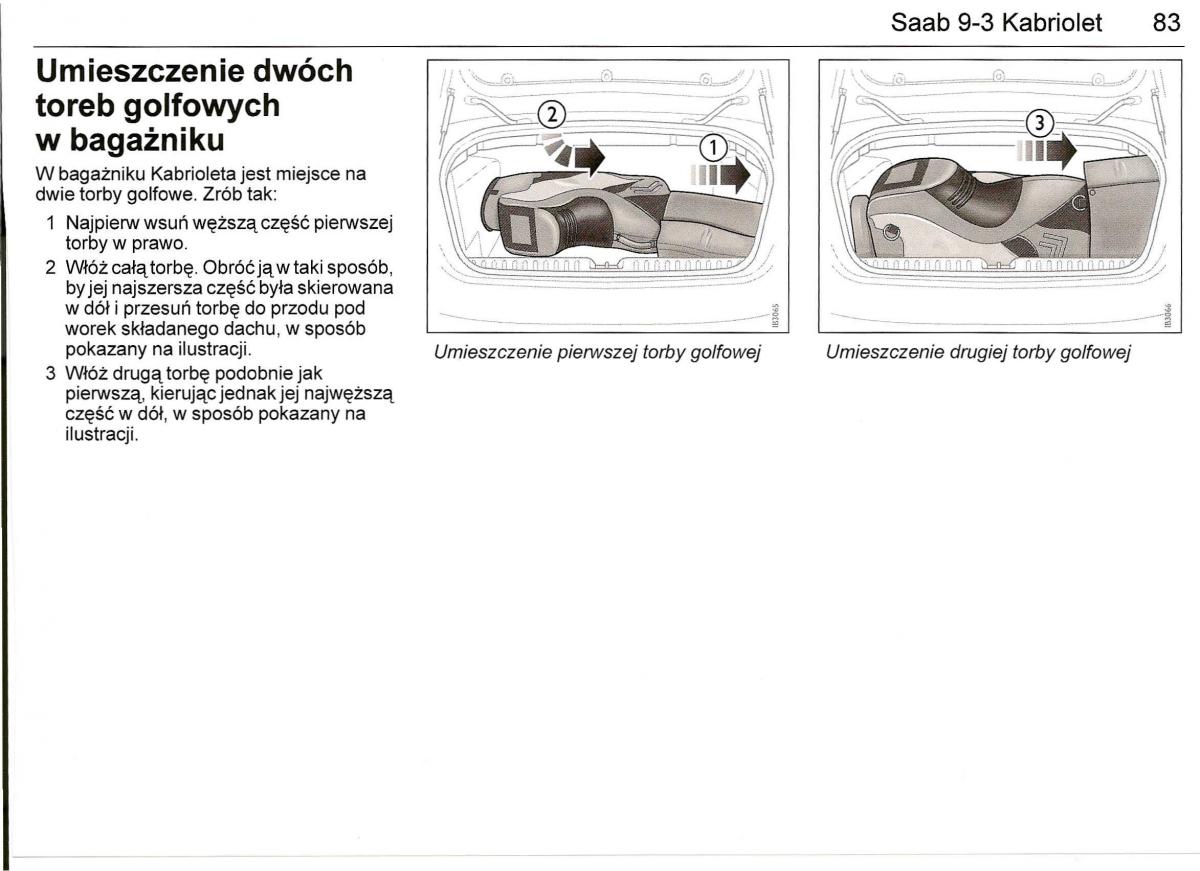 Saab 9 3 II 2 YS3F instrukcja obslugi / page 85