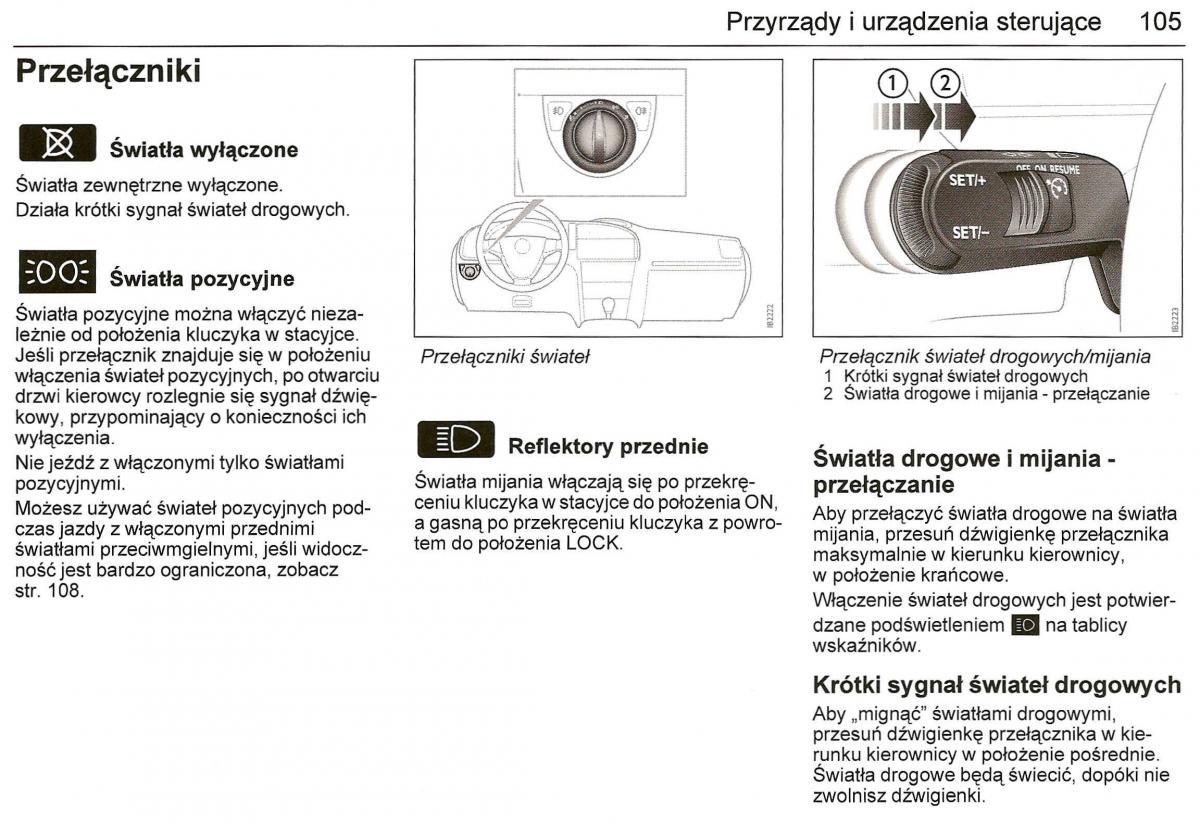 Saab 9 3 II 2 YS3F instrukcja obslugi / page 107