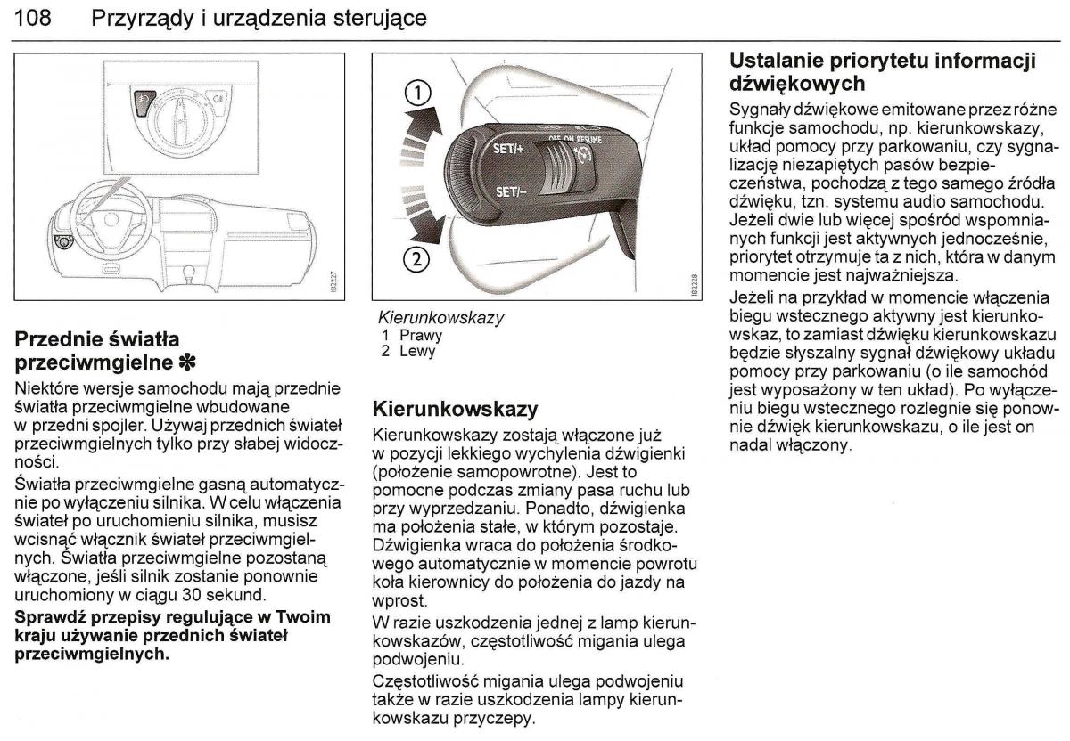 Saab 9 3 II 2 YS3F instrukcja obslugi / page 110