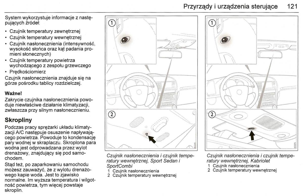 Saab 9 3 II 2 YS3F instrukcja obslugi / page 123