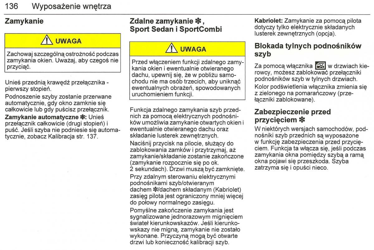 Saab 9 3 II 2 YS3F instrukcja obslugi / page 138