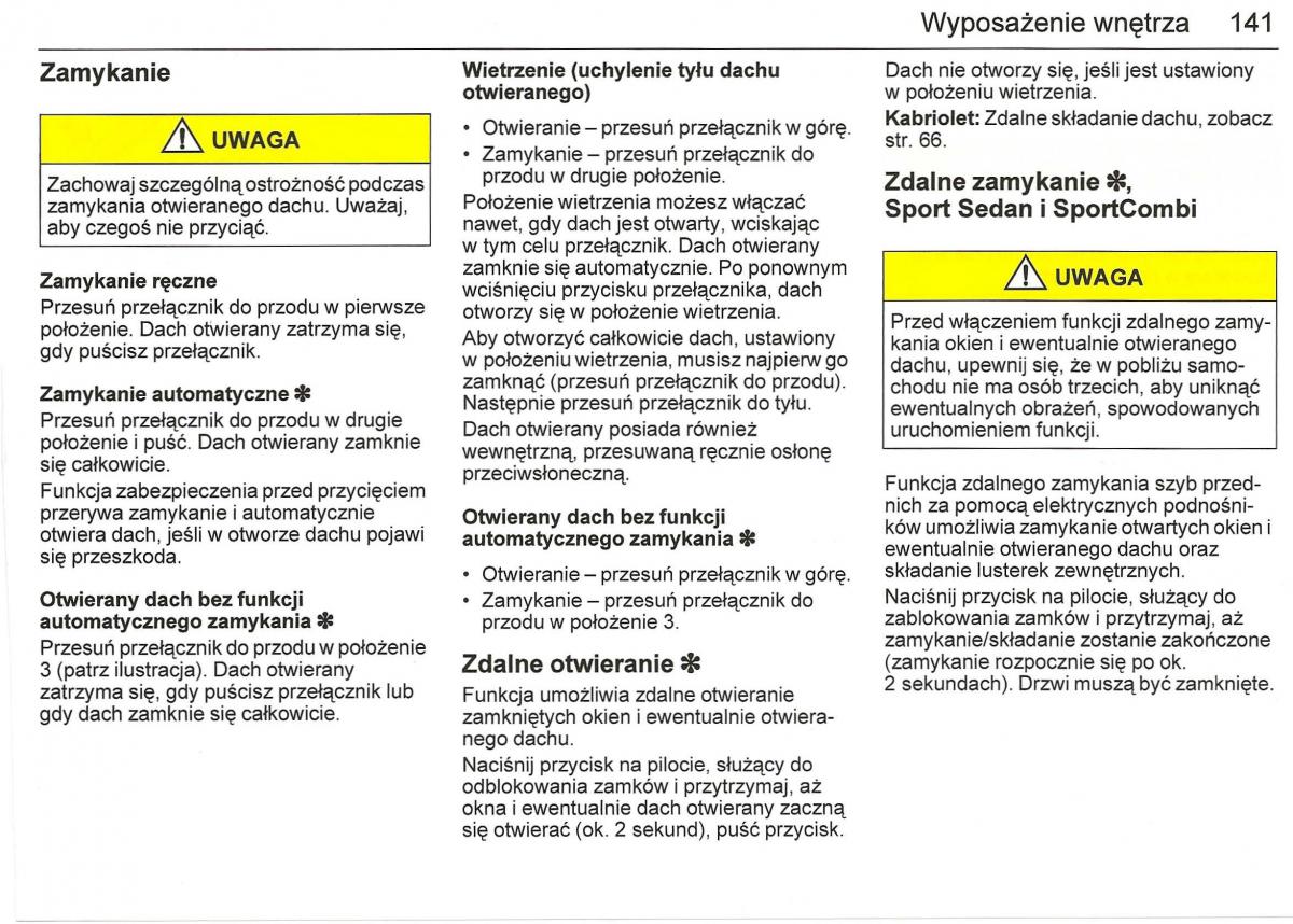 Saab 9 3 II 2 YS3F instrukcja obslugi / page 143