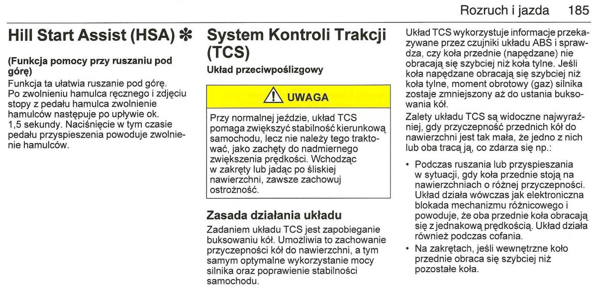 Saab 9 3 II 2 YS3F instrukcja obslugi / page 187