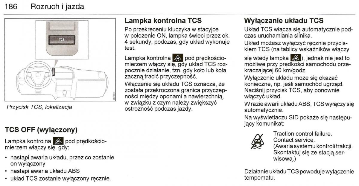 Saab 9 3 II 2 YS3F instrukcja obslugi / page 188