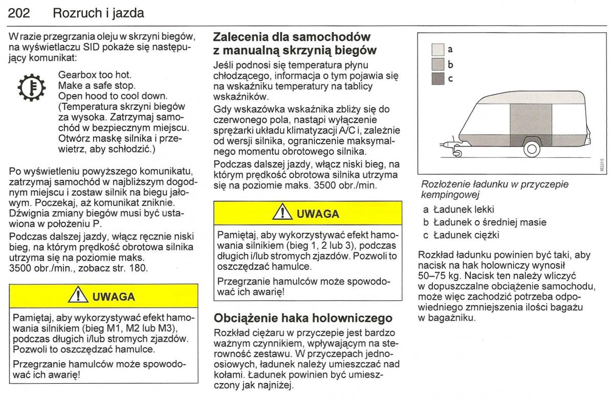 Saab 9 3 II 2 YS3F instrukcja obslugi / page 204