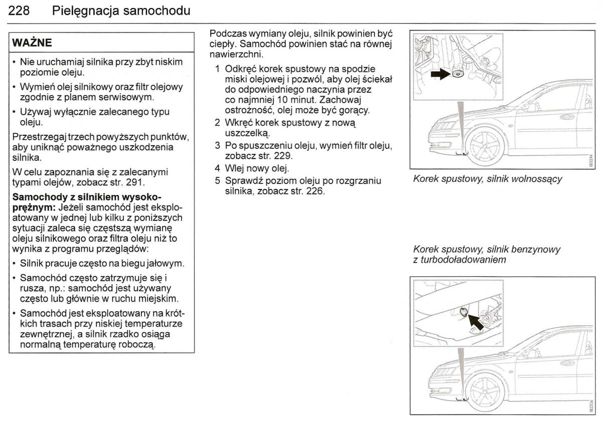 Saab 9 3 II 2 YS3F instrukcja obslugi / page 230