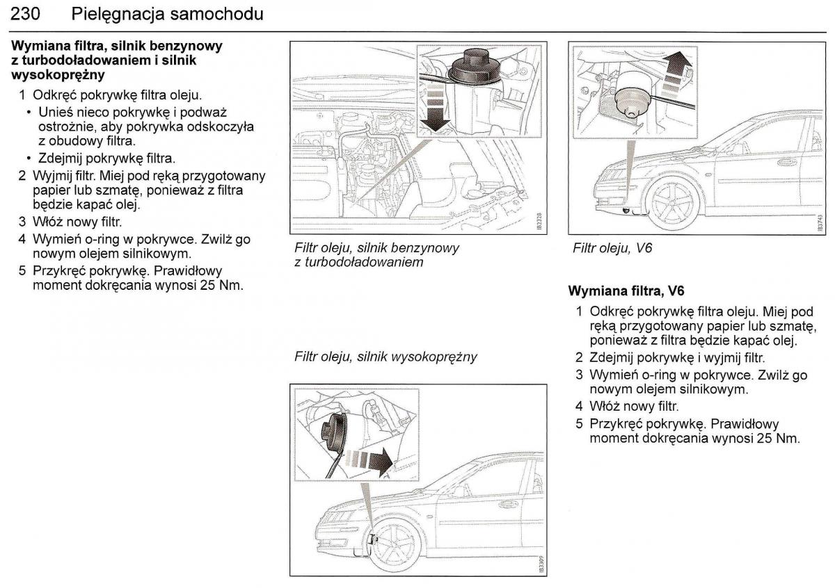 Saab 9 3 II 2 YS3F instrukcja obslugi / page 232