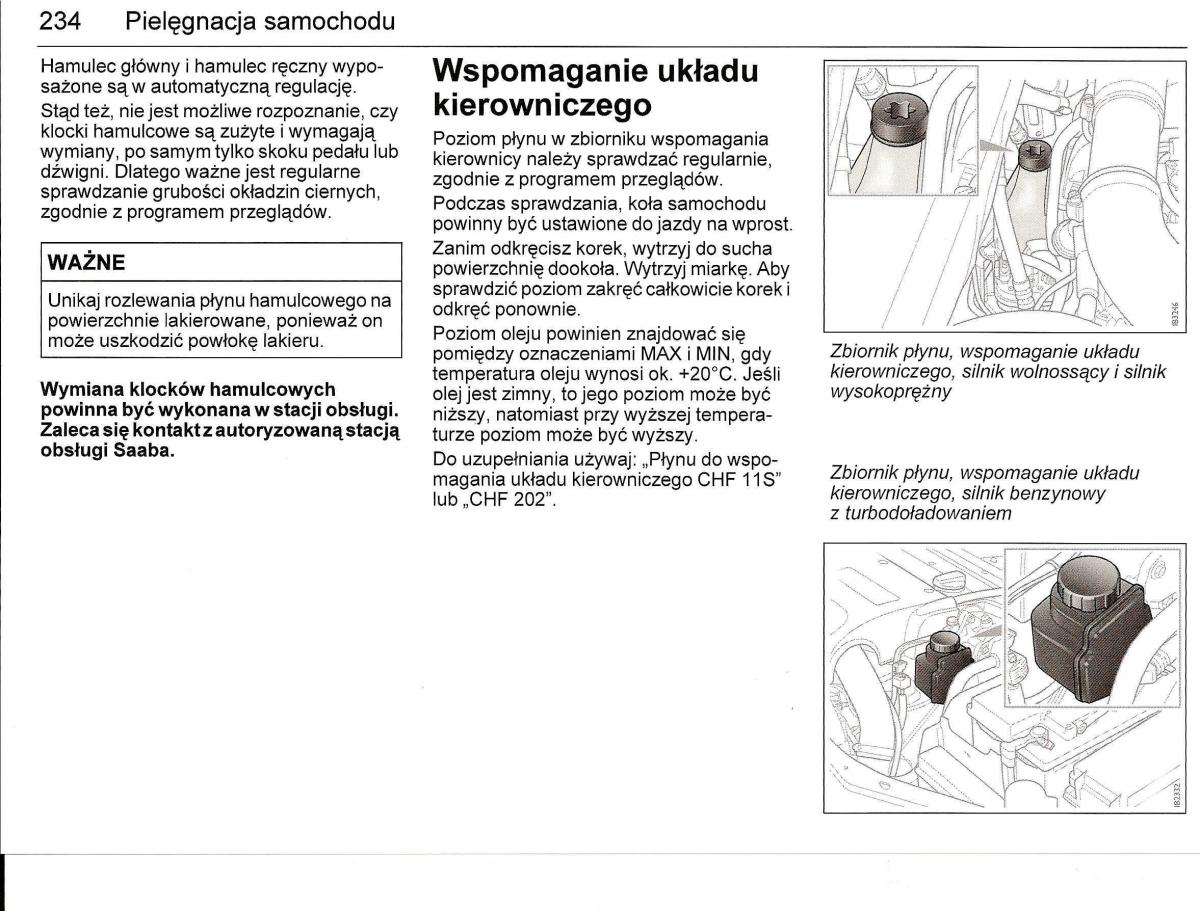 Saab 9 3 II 2 YS3F instrukcja obslugi / page 236