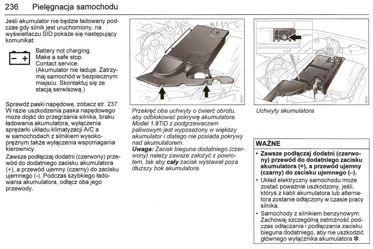 Saab 9 3 II 2 YS3F instrukcja obslugi / page 238