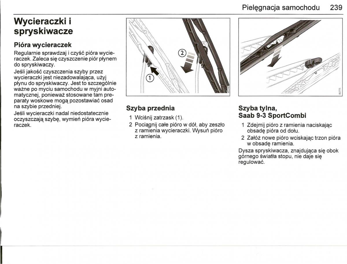 Saab 9 3 II 2 YS3F instrukcja obslugi / page 241