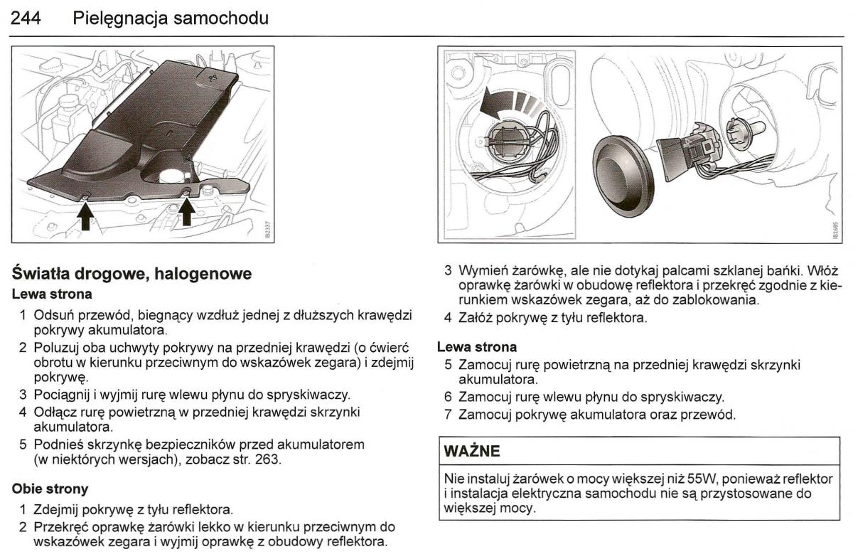 Saab 9 3 II 2 YS3F instrukcja obslugi / page 246