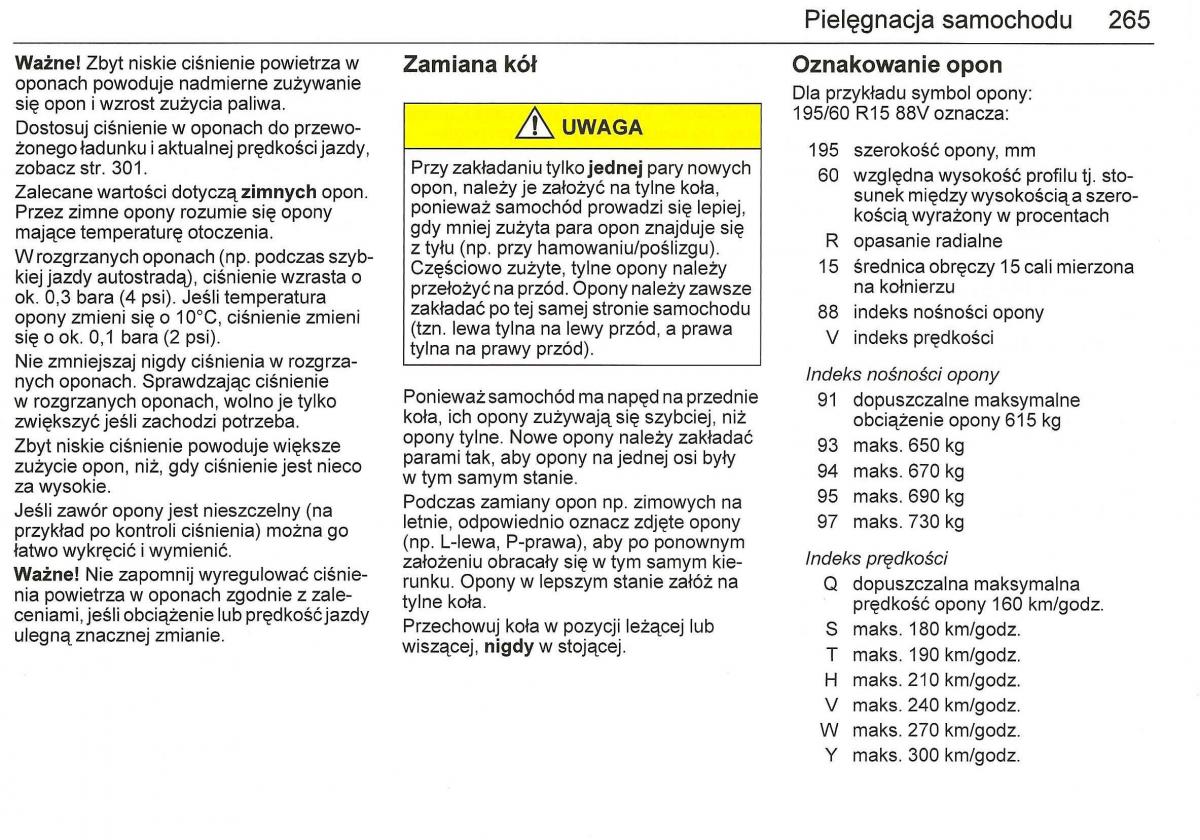 Saab 9 3 II 2 YS3F instrukcja obslugi / page 267