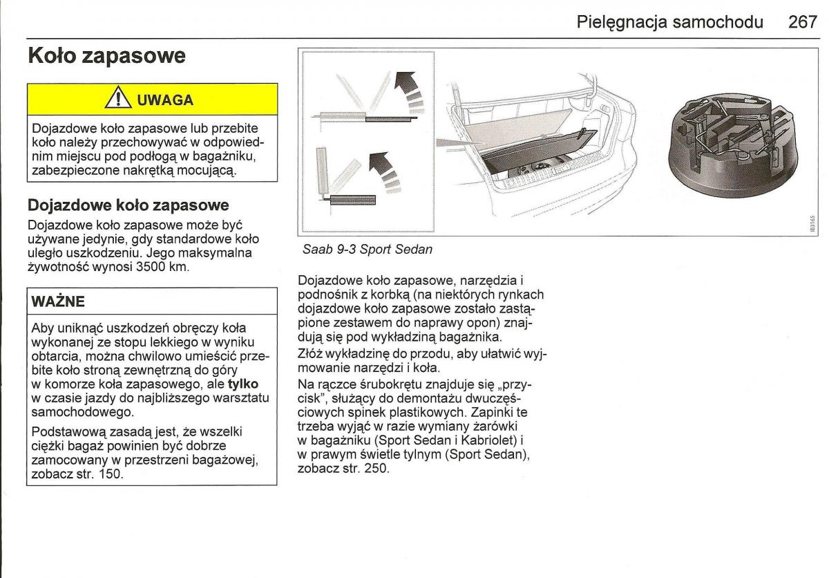 Saab 9 3 II 2 YS3F instrukcja obslugi / page 269