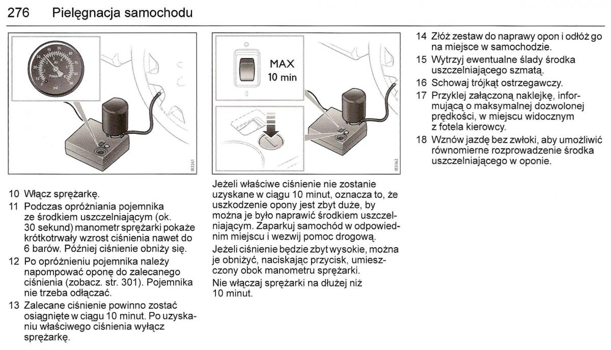 Saab 9 3 II 2 YS3F instrukcja obslugi / page 278