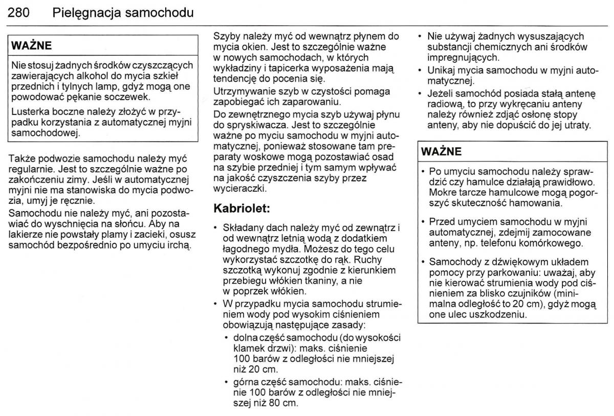 Saab 9 3 II 2 YS3F instrukcja obslugi / page 282