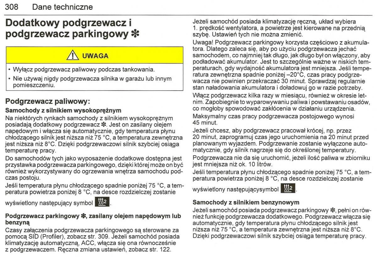 Saab 9 3 II 2 YS3F instrukcja obslugi / page 310