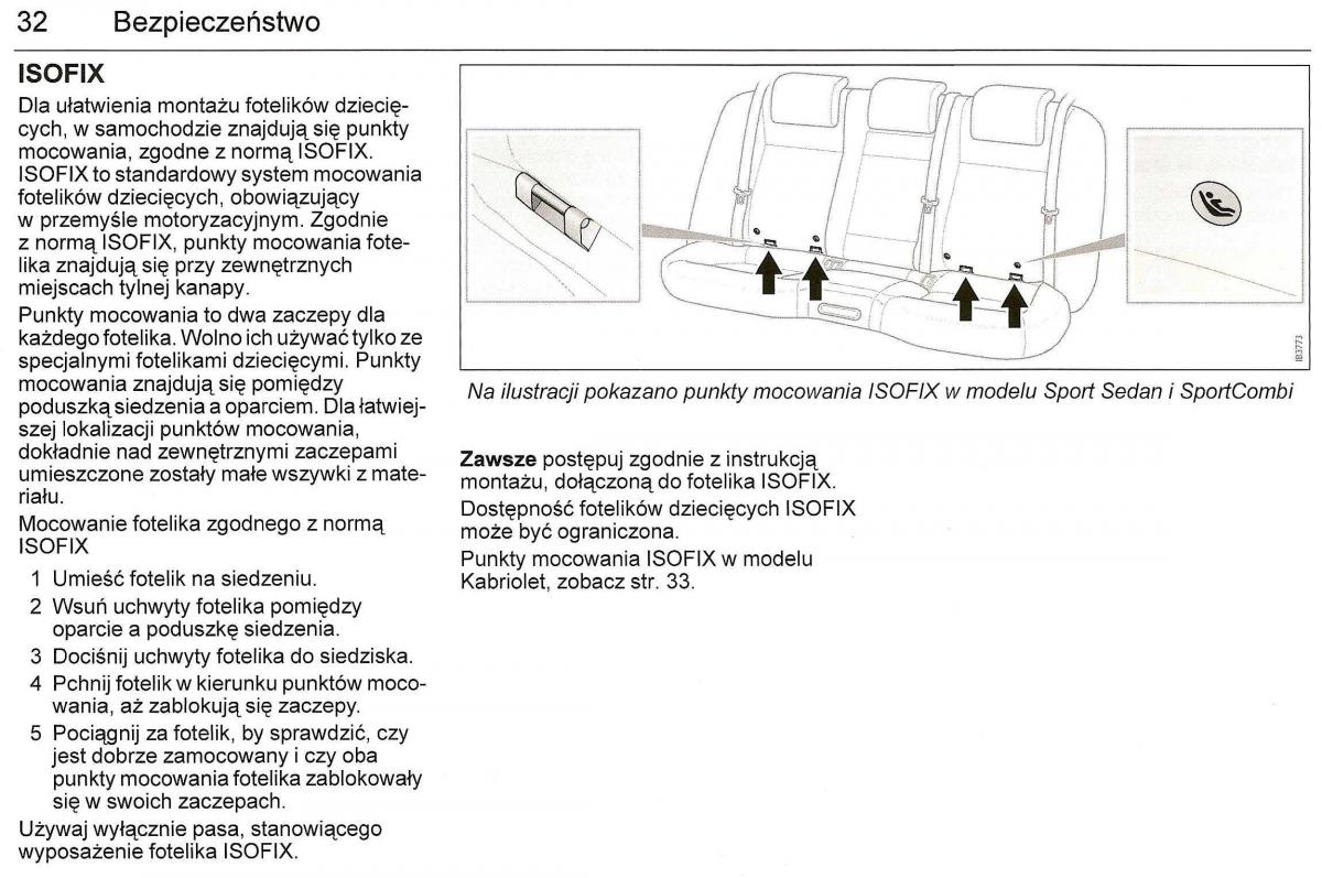 Saab 9 3 II 2 YS3F instrukcja obslugi / page 34