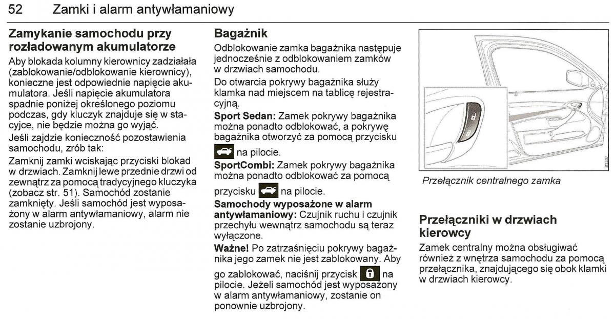 Saab 9 3 II 2 YS3F instrukcja obslugi / page 54