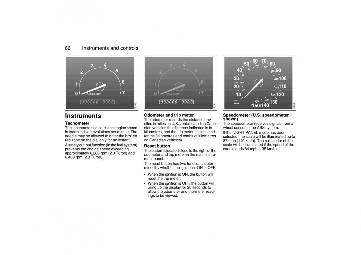 Saab 9 3 I 1 YS3D owners manual / page 66