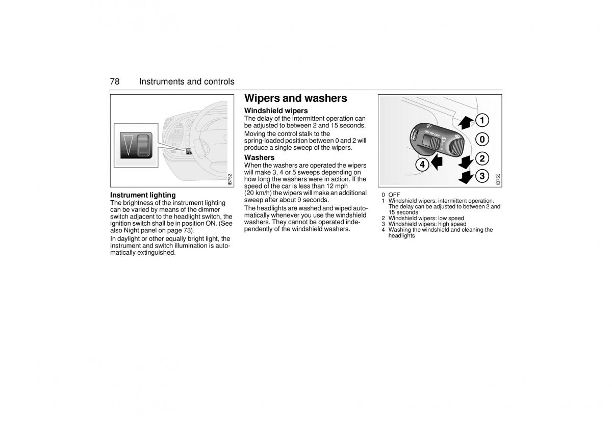 Saab 9 3 I 1 YS3D owners manual / page 78