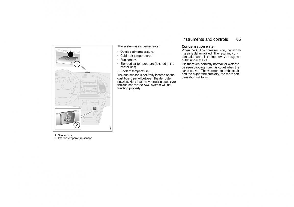 Saab 9 3 I 1 YS3D owners manual / page 85