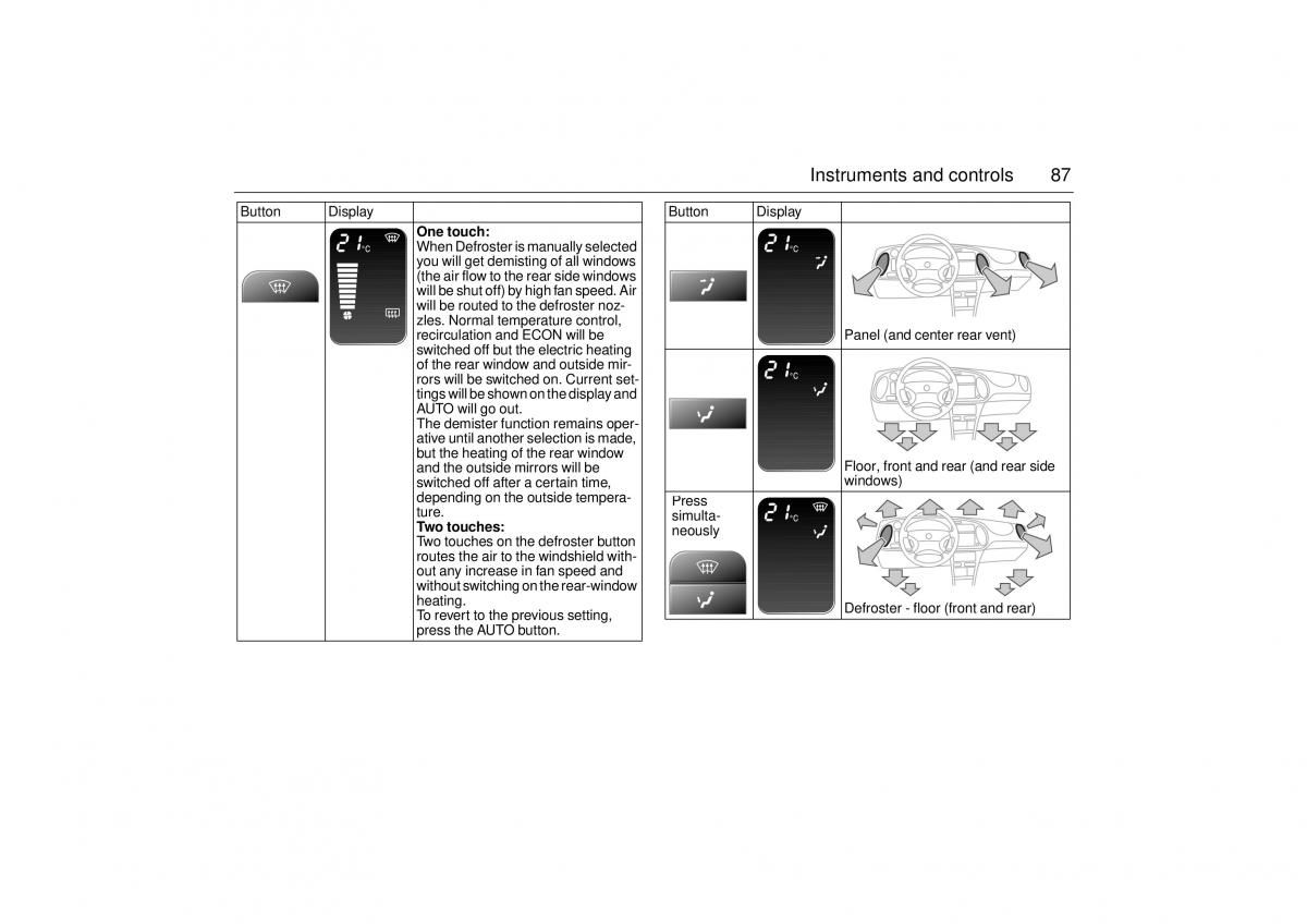 Saab 9 3 I 1 YS3D owners manual / page 87