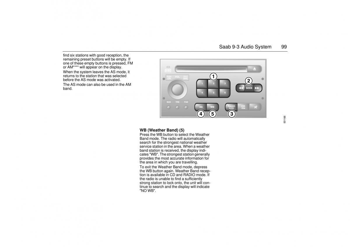 Saab 9 3 I 1 YS3D owners manual / page 99