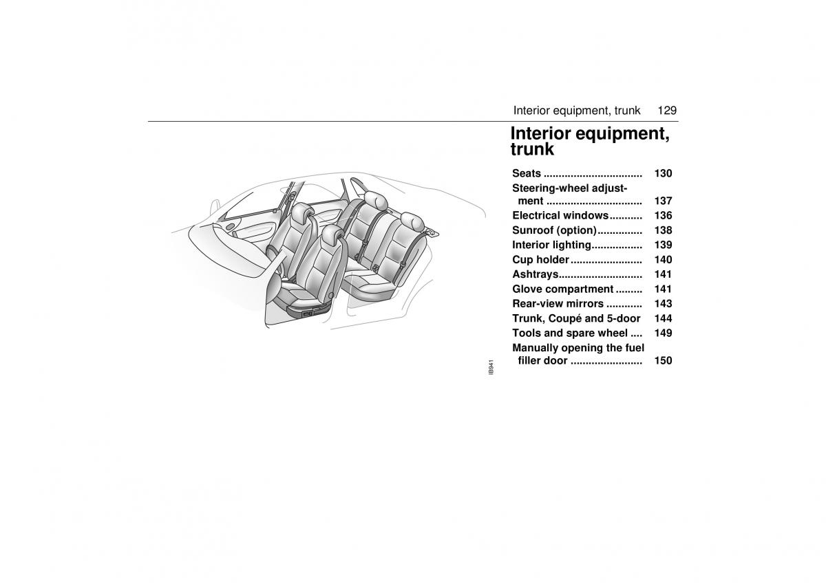 Saab 9 3 I 1 YS3D owners manual / page 129