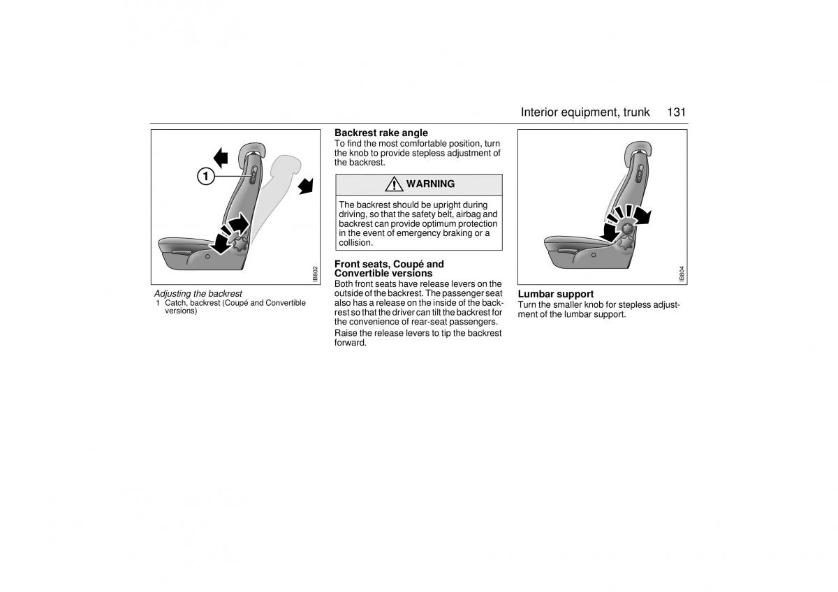 Saab 9 3 I 1 YS3D owners manual / page 131