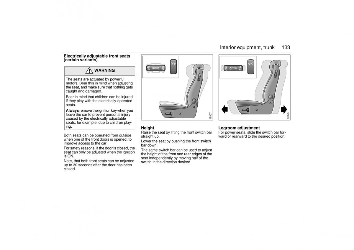 Saab 9 3 I 1 YS3D owners manual / page 133