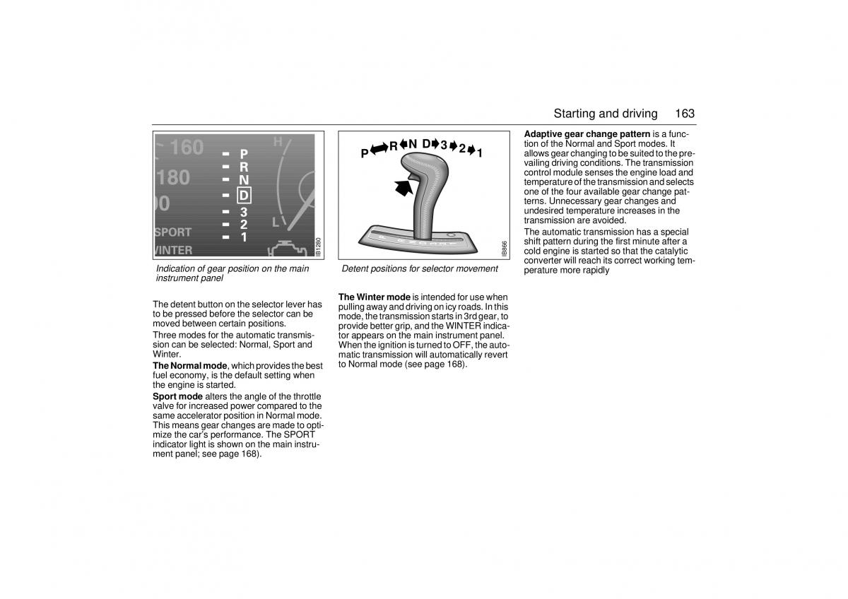 Saab 9 3 I 1 YS3D owners manual / page 163