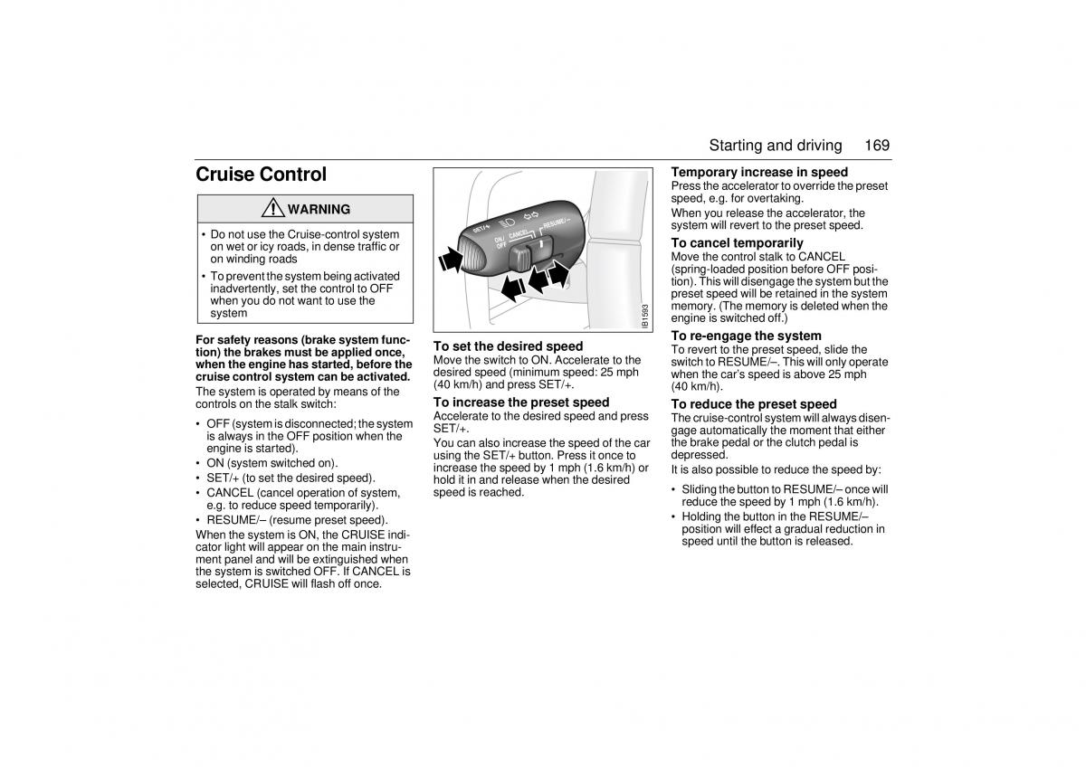 Saab 9 3 I 1 YS3D owners manual / page 169