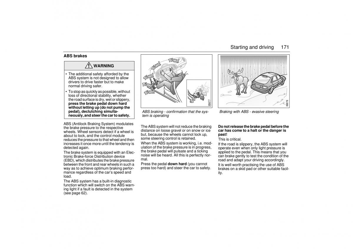 Saab 9 3 I 1 YS3D owners manual / page 171