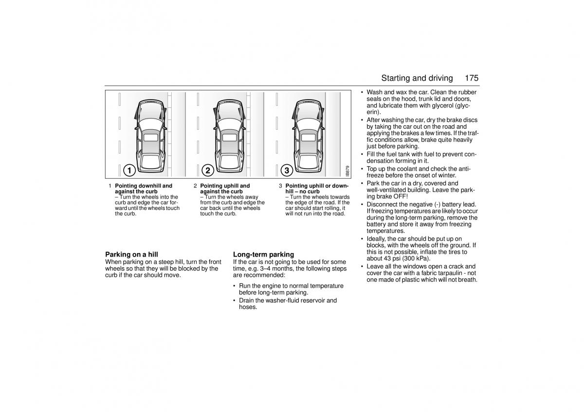 Saab 9 3 I 1 YS3D owners manual / page 175