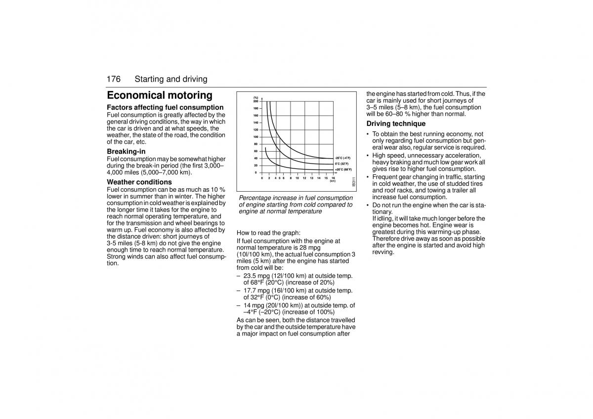 Saab 9 3 I 1 YS3D owners manual / page 176