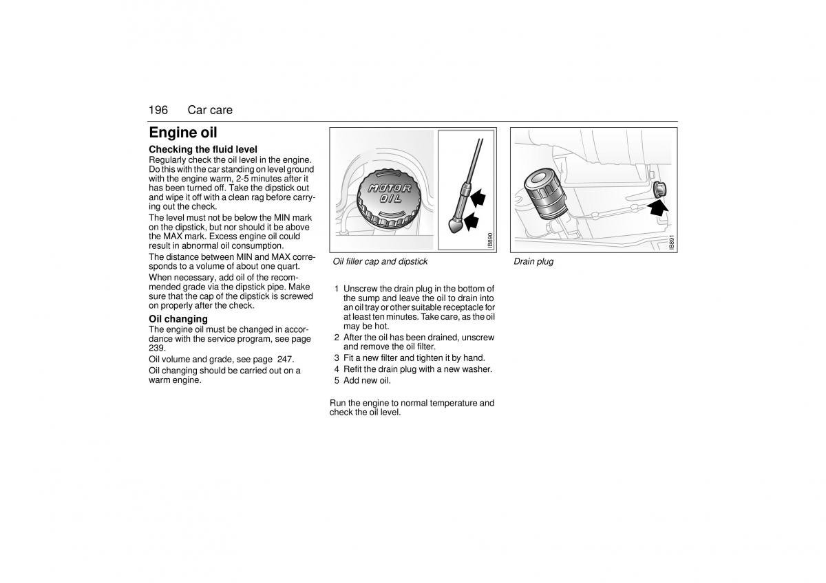 Saab 9 3 I 1 YS3D owners manual / page 196