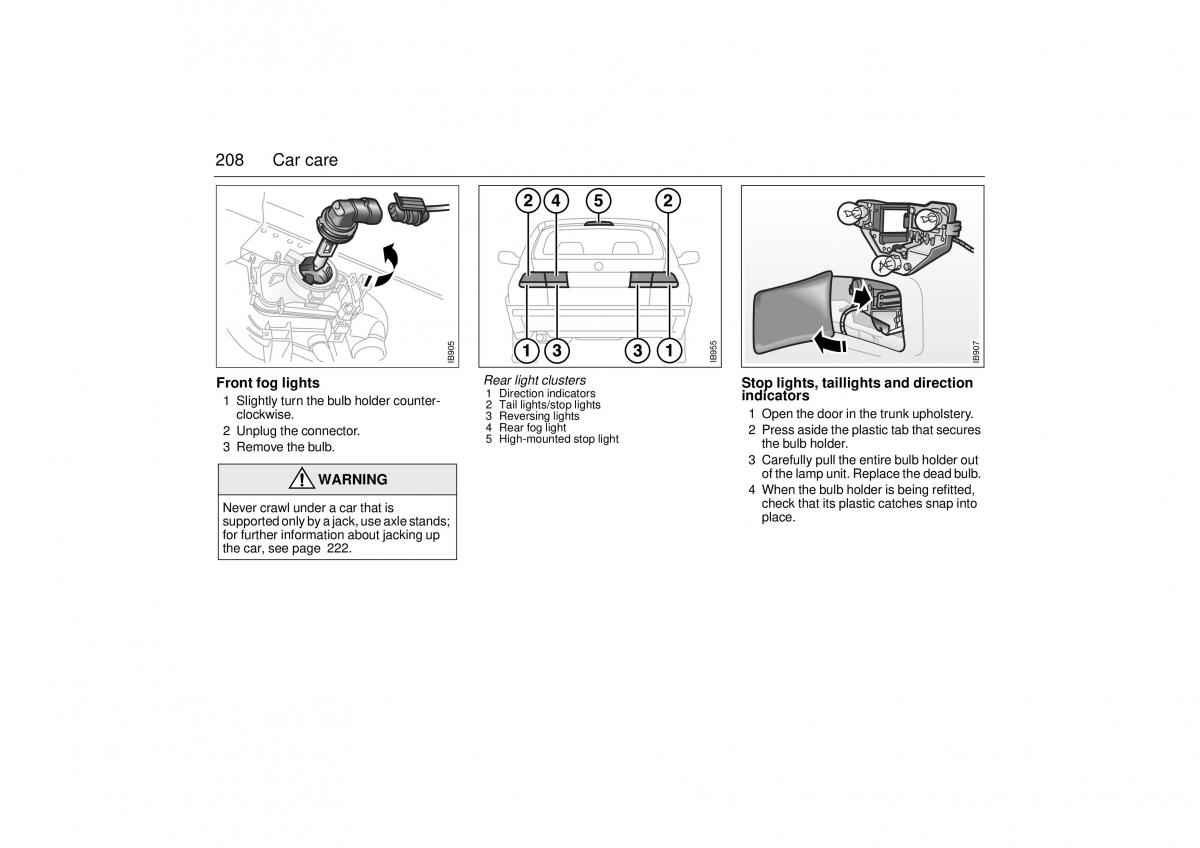 Saab 9 3 I 1 YS3D owners manual / page 208